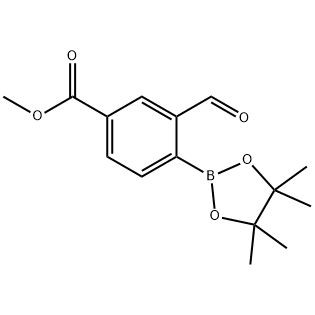 Ácido benzoico, 3-formil-4-(4,4,5,5-tetrametil-1,3,2-dioxaborolano-2-il)-, N.º CAS de éster metílico: 2271348-22-0